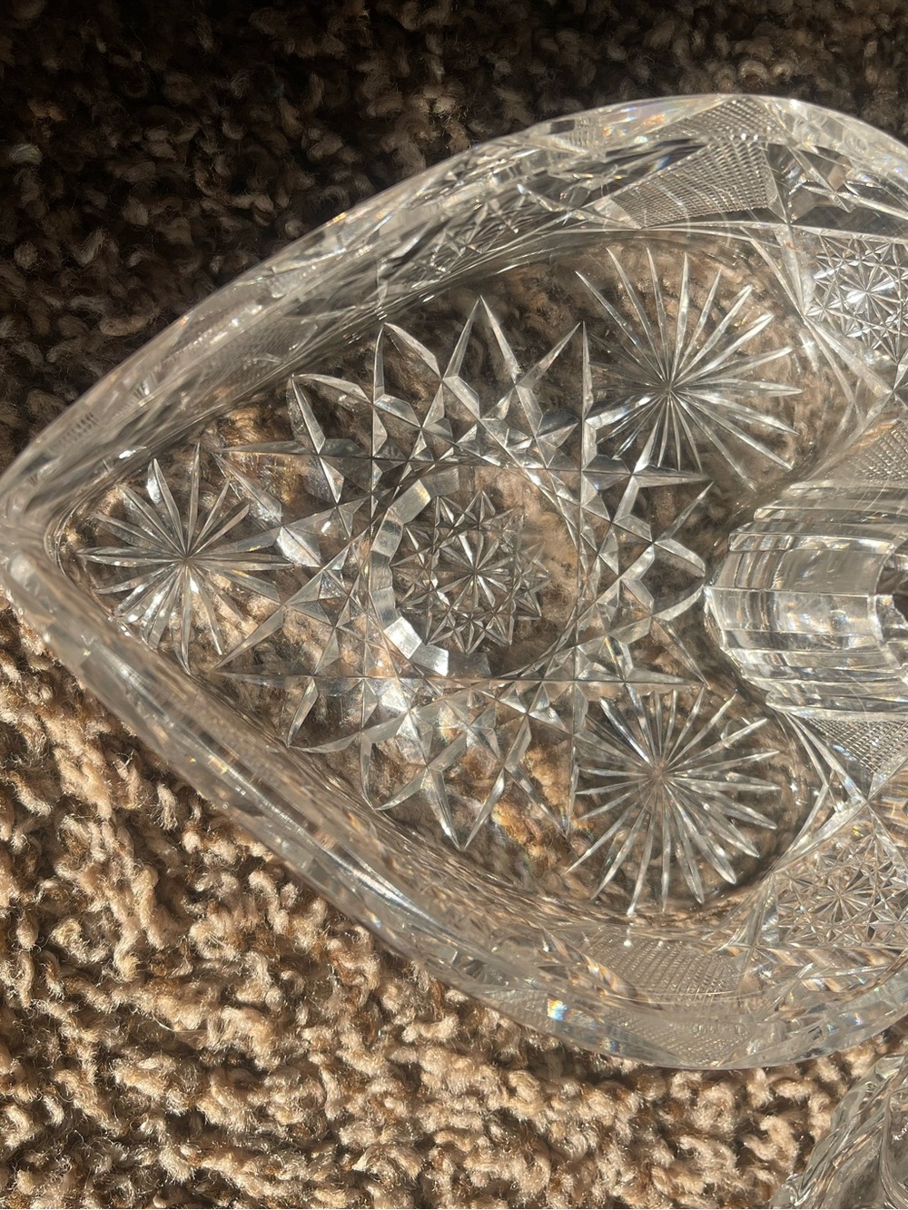Clear Glass Heart Trinket Dishes - Set of 4 - Picture 2 of 10